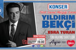 Yıldırım Bekçi’den Türk Sanat Müziği Gecesi