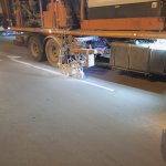 Yol çizgi çalışmaları devam ediyor