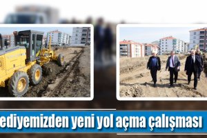 Belediyemizden yeni yol açma çalışması