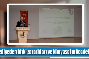 Belediyeden bitki zararlıları ve kimyasal mücadele semineri