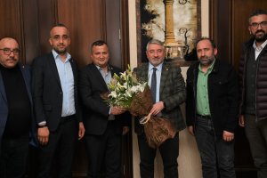 Oto Tamirciler Odasından Başkan Aşgın'a ziyaret