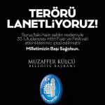 Terörü Lanetliyoruz!