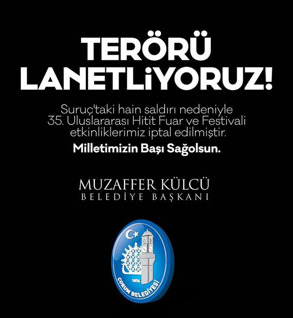 Terörü Lanetliyoruz!