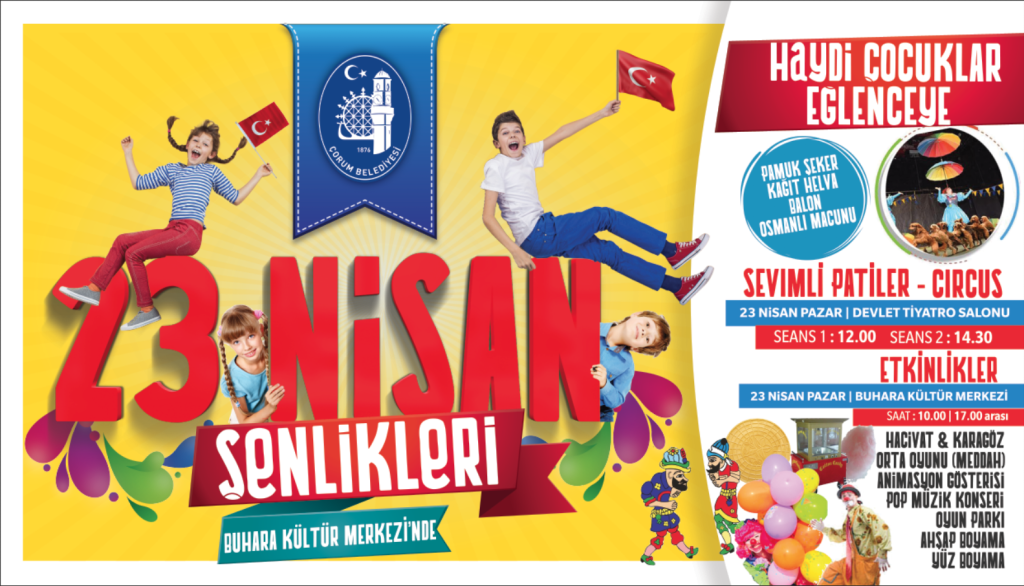 23 Nisan'da çocuklar doyasıya eğlenecek