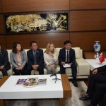 Kore heyeti Mehter Marşı ile karşılandı