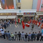 Kore heyeti Mehter Marşı ile karşılandı