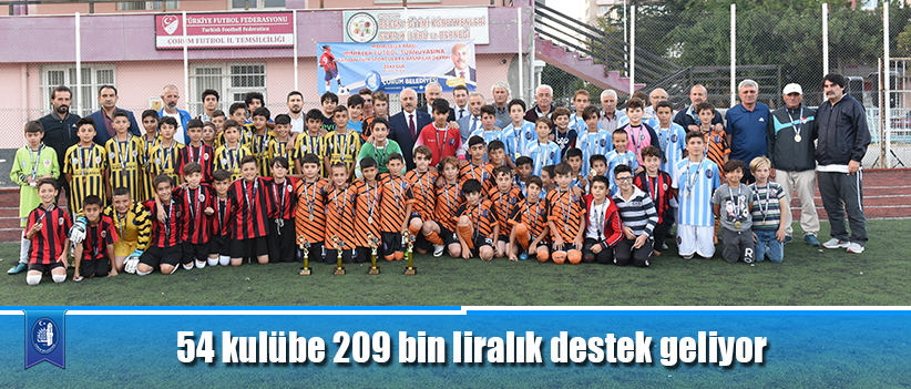 54 kulübe 209 bin liralık destek geliyor