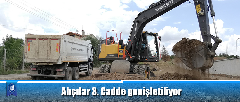 Ahçılar 3. Cadde genişletiliyor