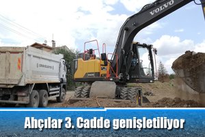Ahçılar 3. Cadde genişletiliyor