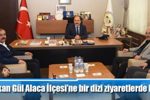 Başkan Gül Alaca İlçesi’ne bir dizi ziyaretlerde bulundu