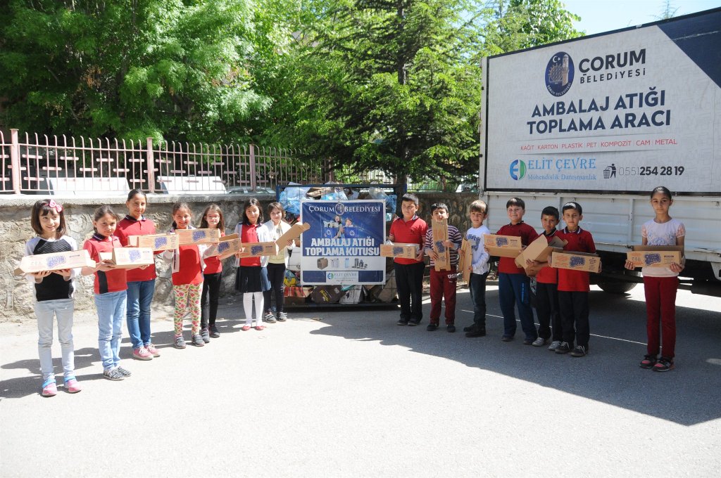 Ödüllü ambalaj atığı toplama kampanyasına öğrencilerden yoğun ilgi