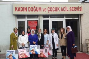 Yeni annelere ilk ziyaret Belediye’den
