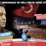 15 Temmuz Demokrasi ve Milli Birlik Günü anma programı 3 gün sürecek