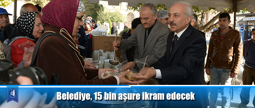 Belediye, 15 bin aşure ikram edecek