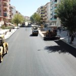 Başkan Gül, Ata Caddesinde asfalt serimini yerinde inceledi