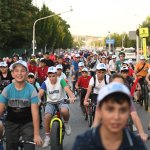 Yüzlerce bisiklet sever sağlıklı yaşam için pedal çevirdi