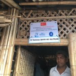 Çorum Belediyesi’nden Arakanlı mültecilere bambu ev