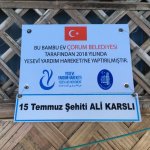 Çorum Belediyesi’nden Arakanlı mültecilere bambu ev