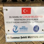 Çorum Belediyesi’nden Arakanlı mültecilere bambu ev