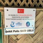 Çorum Belediyesi’nden Arakanlı mültecilere bambu ev