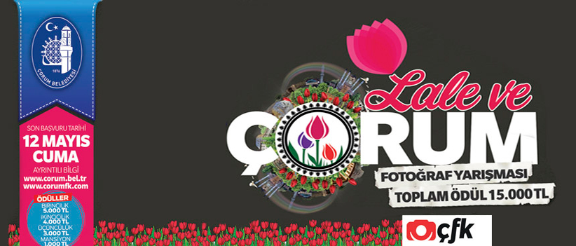 Belediye'den, "Lale ve Çorum" konulu fotoğraf yarışması