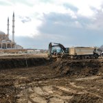 Başkan Külcü, yeni hizmet binası inşaatında incelemelerde bulundu