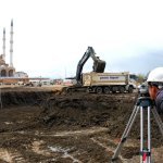 Başkan Külcü, yeni hizmet binası inşaatında incelemelerde bulundu