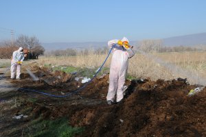 Vektörel mücadele de köylerimizi de unutmadık