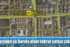 Akaryakıt ve Servis alanı tekrar satışa çıkıyor