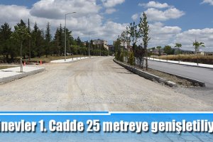 Binevler 1. Cadde 25 metre genişletiliyor