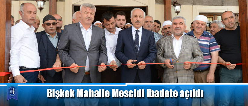 Bişkek Mahalle Mescidi ibadete açıldı