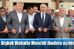 Bişkek Mahalle Mescidi ibadete açıldı