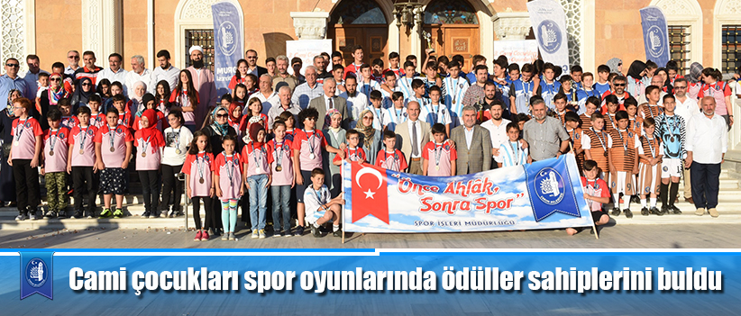 Cami çocukları spor oyunlarında ödüller sahiplerini buldu