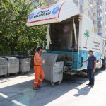 Konteynırlar dezenfekte edilmeye devam ediyor