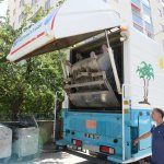 Konteynırlar dezenfekte edilmeye devam ediyor