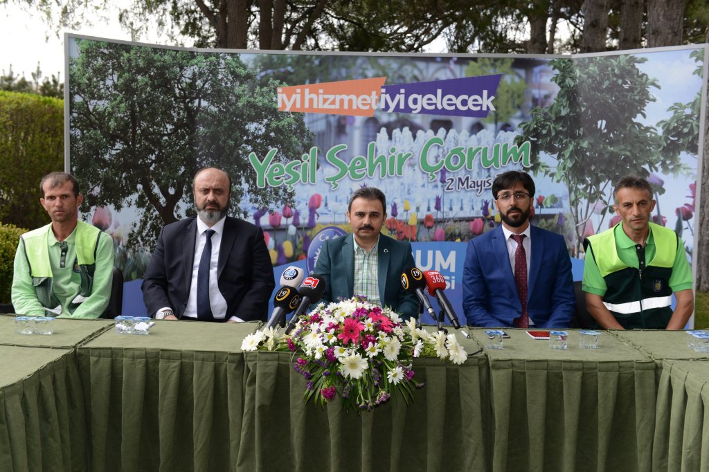 Hedefimiz Çorum'u yeşil şehir yapmak