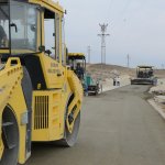 Döküm sahasına 500 metre beton yol