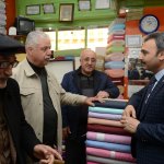 Başkan Külcü, arasta esnafını ziyaret etti