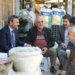 Başkan Külcü, arasta esnafını ziyaret etti