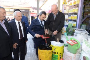 Başkan Külcü, arasta esnafını ziyaret etti