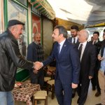 Başkan Külcü, arasta esnafını ziyaret etti