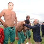 Karakucak güreşleri izleyenleri mest etti