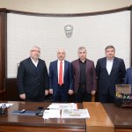 Güreş Federasyonu ve Belediye Başkanlarından Gül’e hayırlı olsun ziyareti