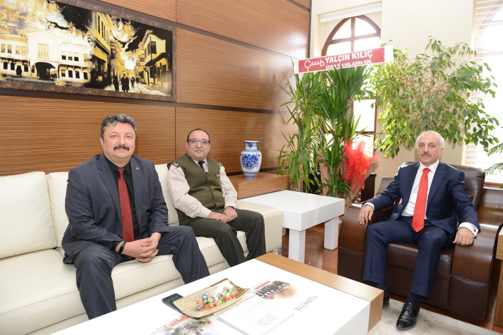 Kolcu ve Başbuğ’dan Gül’e hayırlı olsun ziyareti