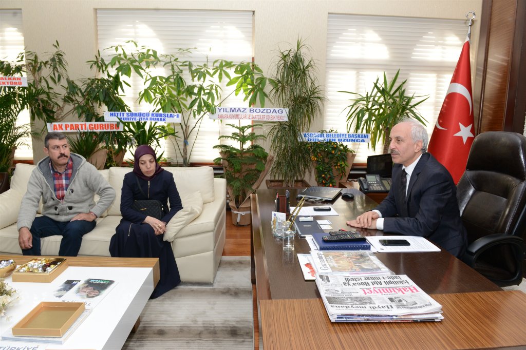 Şehit eşinden Başkan Gül’e hayırlı olsun ziyareti