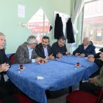 Başkan Külcü, kaldırım çalışmasını inceledi