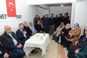 Başkan Külcü, ev ziyaretlerine devam ediyor