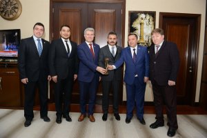 Hakem ve Gözlemcilerden Başkan Külcü’ye ziyaret