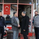 Başkan Külcü, Kunduzhan Caddesi esnafını ziyaret etti