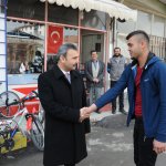 Başkan Külcü, Kunduzhan Caddesi esnafını ziyaret etti